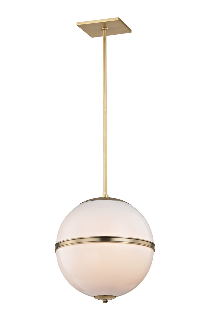 Crystorama Crystorama Brian Patrick Flynn Truax 4 Light Aged Brass Pendant