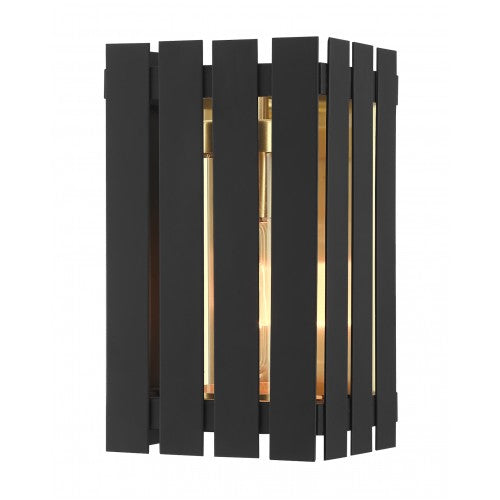 1 Light Black Outdoor Wall Lantern Livex