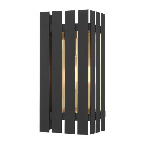 1 Light Black Outdoor Wall Lantern Livex