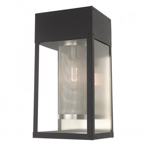 1 Light Black Outdoor Wall Lantern Livex