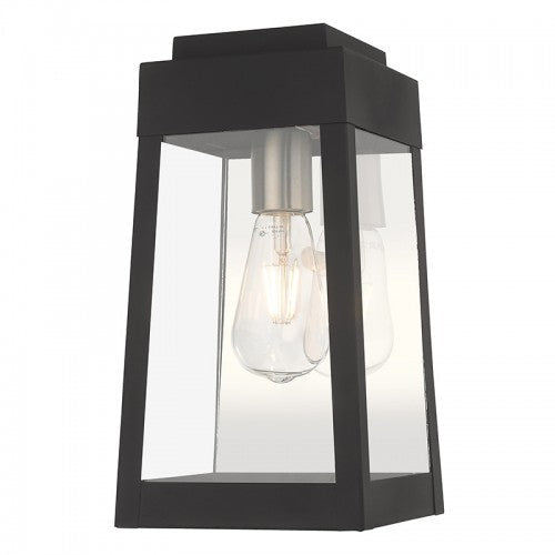 1 Light Black Outdoor Wall Lantern Livex