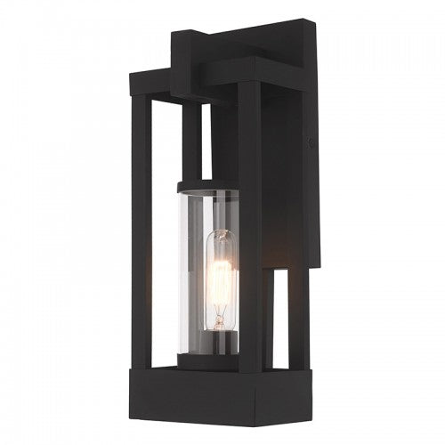 1 Light Black Outdoor Wall Lantern Livex