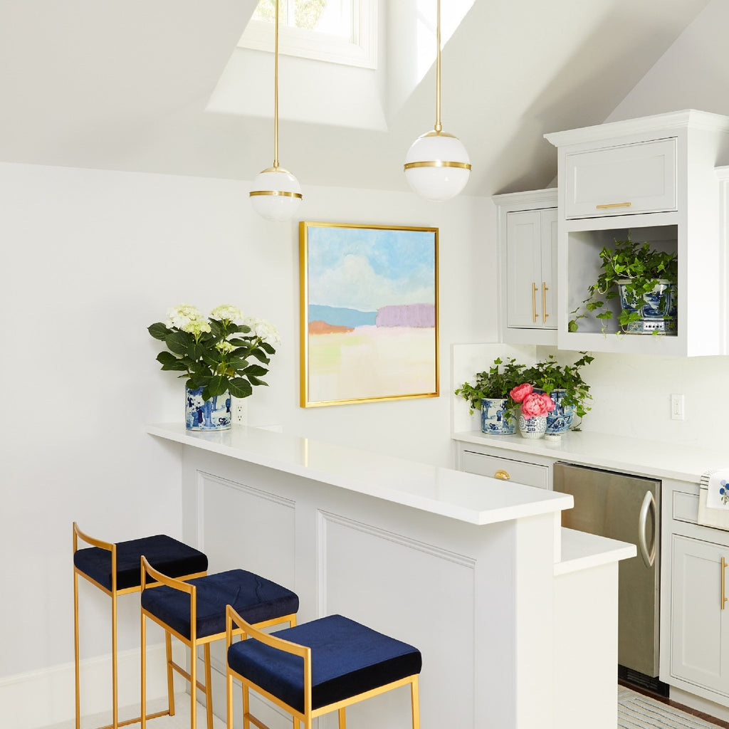 Crystorama Crystorama Brian Patrick Flynn Truax 1 Light Aged Brass Mini Pendant