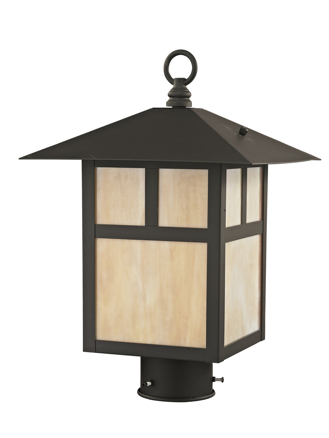 1 Light Bronze Outdoor Post Top Lantern Livex