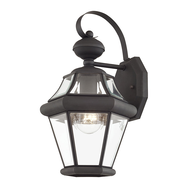 1 Light Bronze Outdoor Wall Lantern Livex