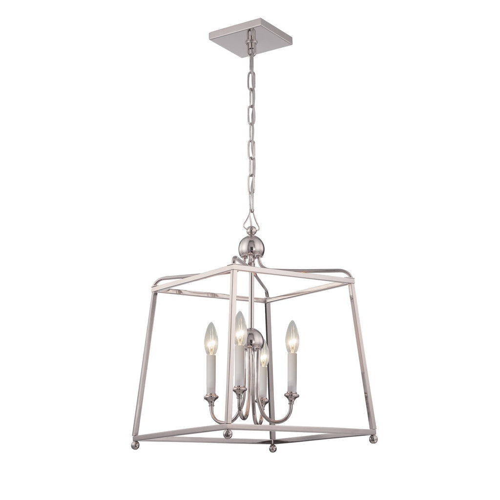 Crystorama Crystorama Libby Langdon Sylvan 4 Light Polished Nickel Mini Chandelier