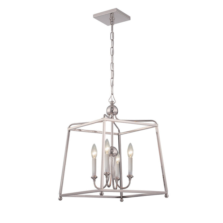 Crystorama Crystorama Libby Langdon Sylvan 4 Light Polished Nickel Mini Chandelier
