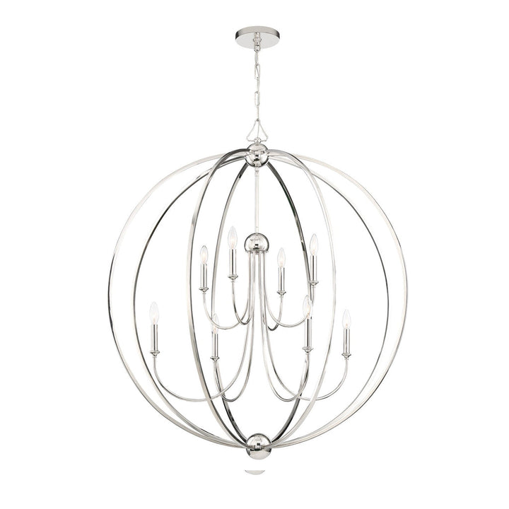 Crystorama Crystorama Libby Langdon Sylvan 8 Light Polished Nickel Chandelier
