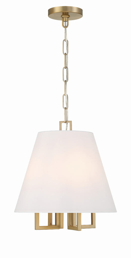 Crystorama Crystorama Libby Langdon Westwood 4 Light Vibrant Gold Pendant