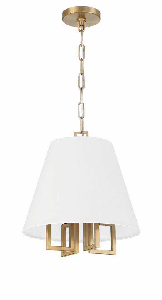 Crystorama Crystorama Libby Langdon Westwood 4 Light Vibrant Gold Pendant
