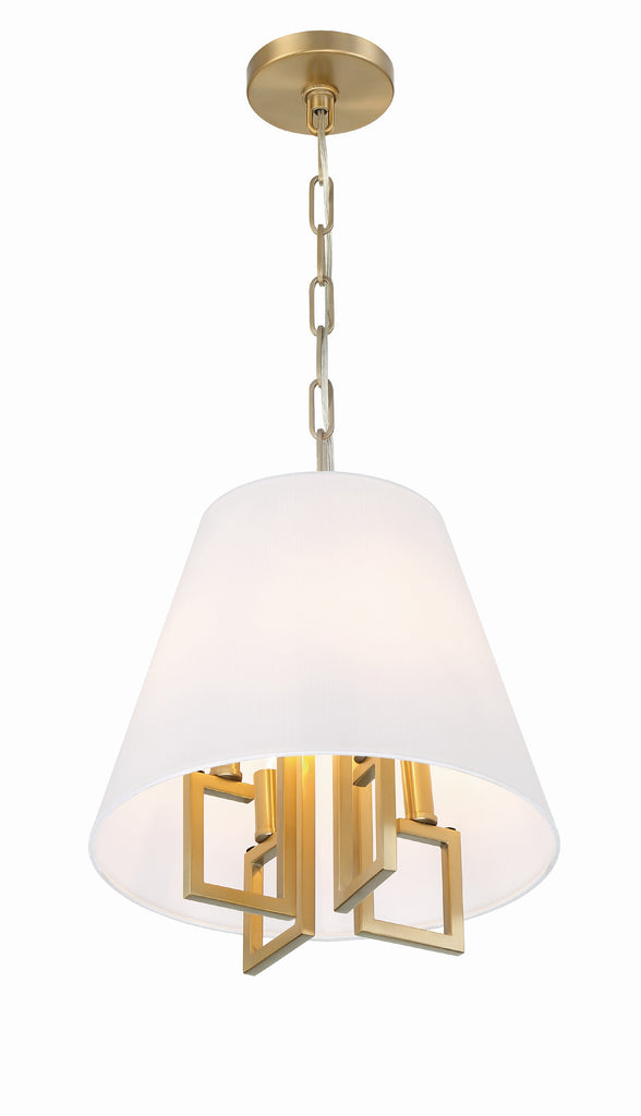 Crystorama Crystorama Libby Langdon Westwood 4 Light Vibrant Gold Pendant