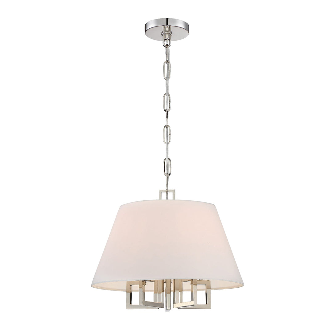 Crystorama Crystorama Libby Langdon Westwood 5 Light Polished Nickel Pendant