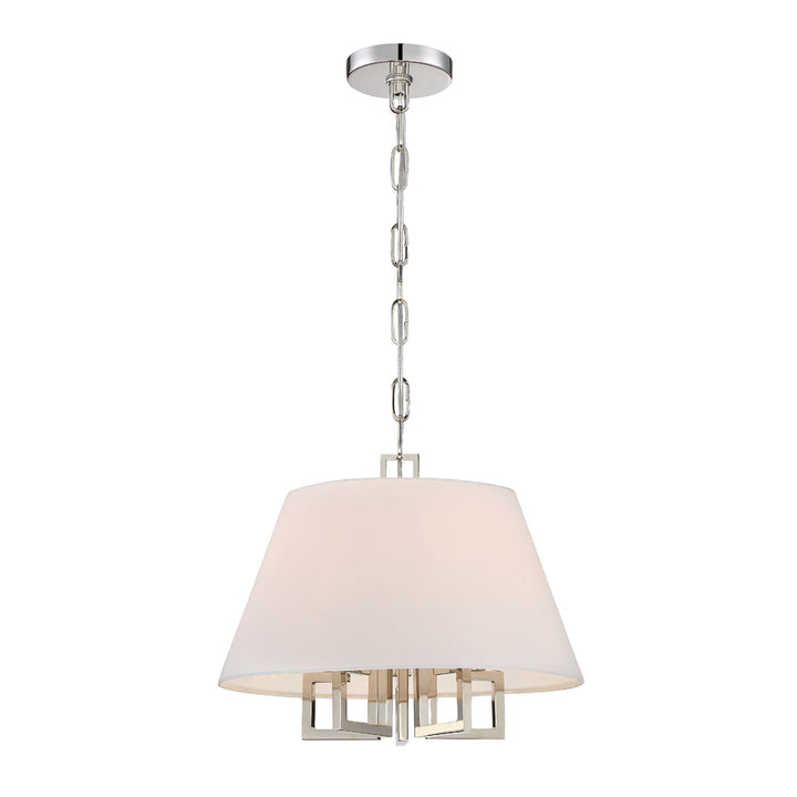 Crystorama Crystorama Libby Langdon Westwood 5 Light Polished Nickel Pendant