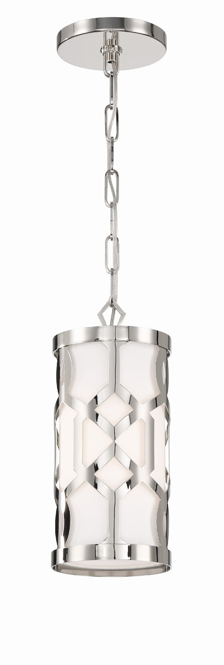 Crystorama Crystorama Libby Langdon Jennings 1 Light Polished Nickel Mini Pendant