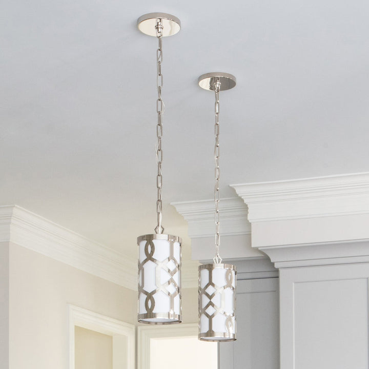 Crystorama Crystorama Libby Langdon Jennings 1 Light Polished Nickel Mini Pendant