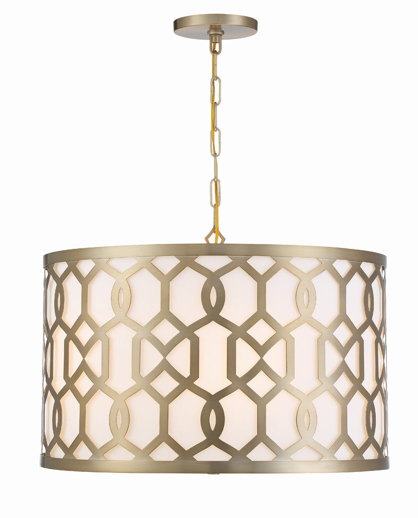 Crystorama Crystorama Libby Langdon Jennings 5 Light Aged Brass Chandelier