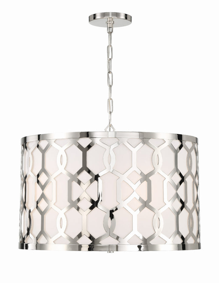 Crystorama Crystorama Libby Langdon Jennings 5 Light Polished Nickel Chandelier