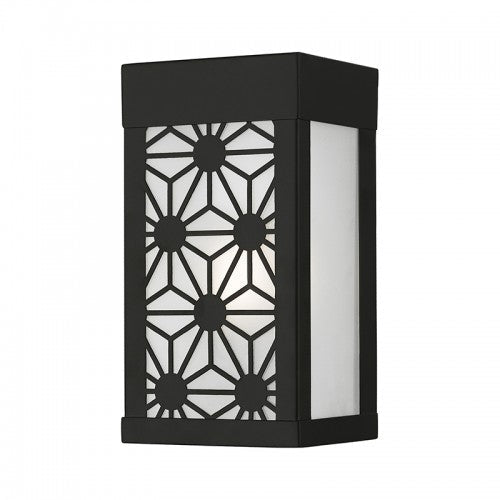 1 Light Black Outdoor ADA Small Sconce Livex
