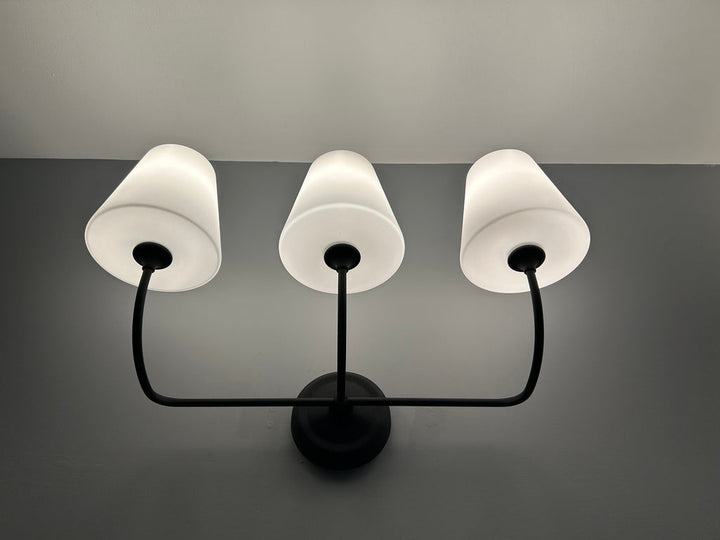 Crystorama Crystorama Libby Langdon Sylvan 3 Light Black Forged Bathroom Vanity