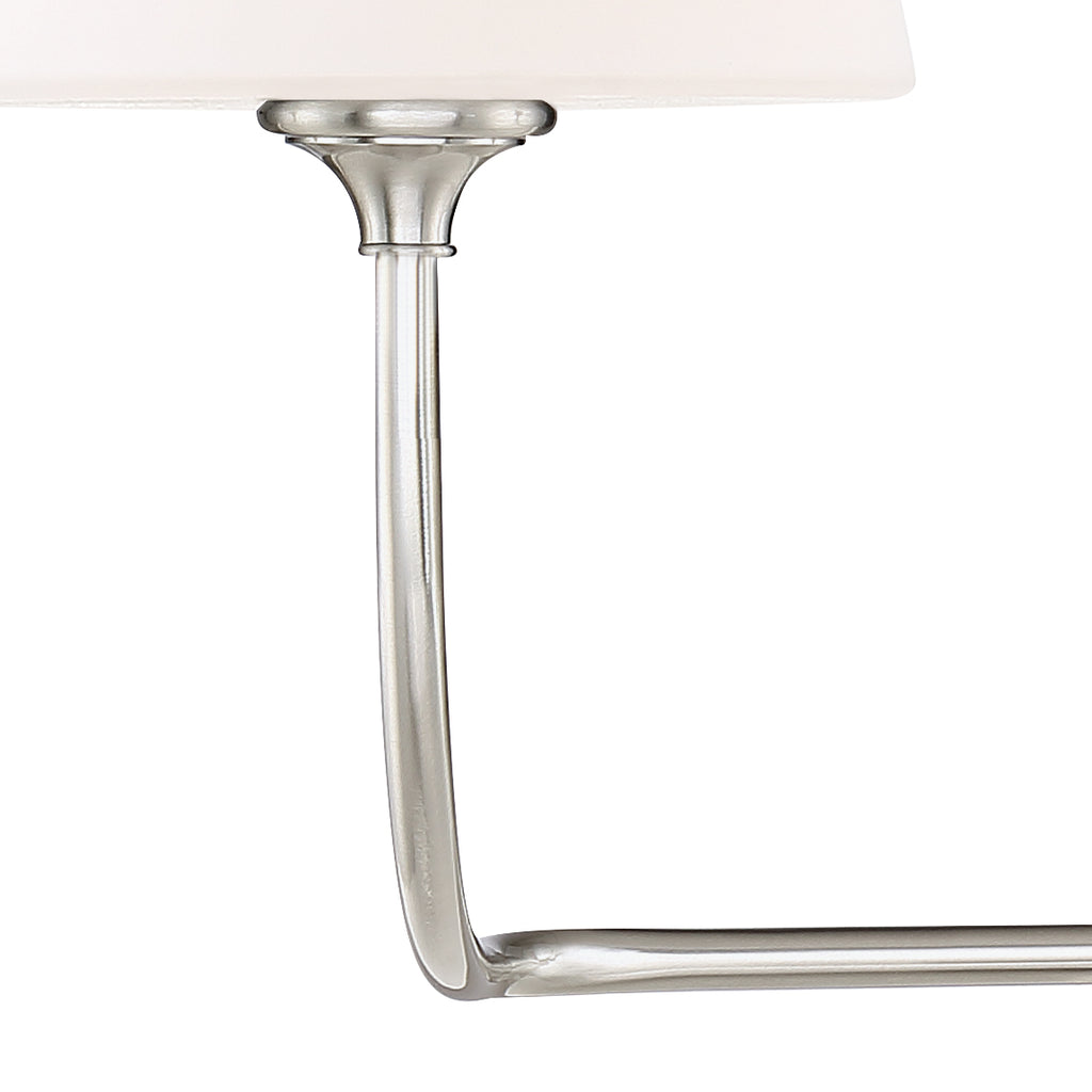 Crystorama Crystorama Libby Langdon Sylvan 3 Light Brushed Nickel Bathroom Vanity