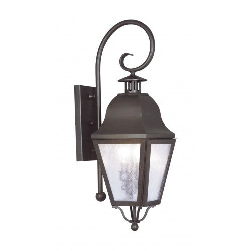 2 Light Bronze Outdoor Wall Lantern Livex