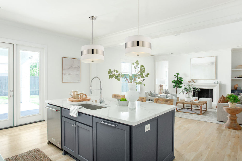 Crystorama Crystorama Libby Langdon Grayson 3 Light Polished Nickel Chandelier