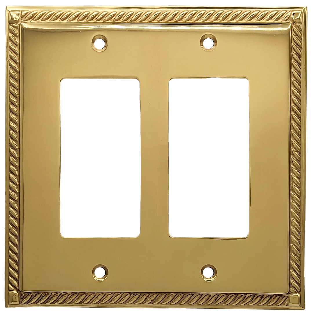 English Georgian Roped Wall Plate (Several Finishes Available)