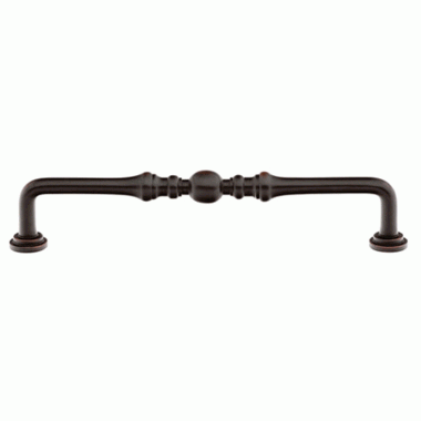 3 1/2 Inch (3 Inch c-c) Solid Brass Spindle Pull (Oil Rubbed Bronze Finish) EMTEK