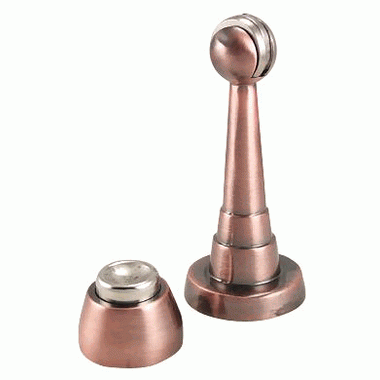 3 1/2 Inch Magnetic Door Stop (Antique Copper Finish) COPPER MOUNTAIN HARDWARE