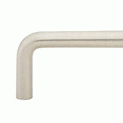 3 1/4 Inch (3 Inch c-c) Solid Brass Wire Pull (Brushed Nickel Finish) EMTEK