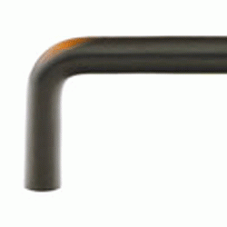 3 3/4 Inch (3 1/2 Inch c-c) Solid Brass Wire Pull (Oil Rubbed Bronze Finish) EMTEK