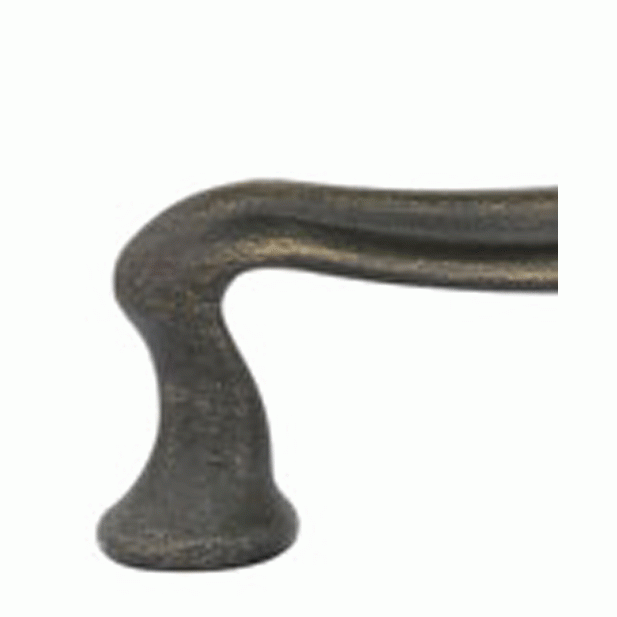 Emtek 3 3/4 Inch (3 Inch c-c) Tuscany Bronze Art Nouveau Pull (Oil Rubbed Bronze Finish) EMTEK