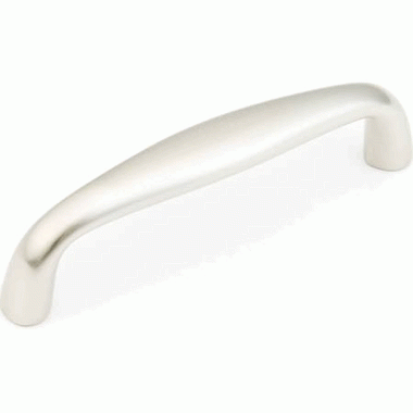 3 3/8 Inch (3 Inch c-c) Traditional Designs Cabinet Pull (Brushed Nickel Finish) SCHAUB