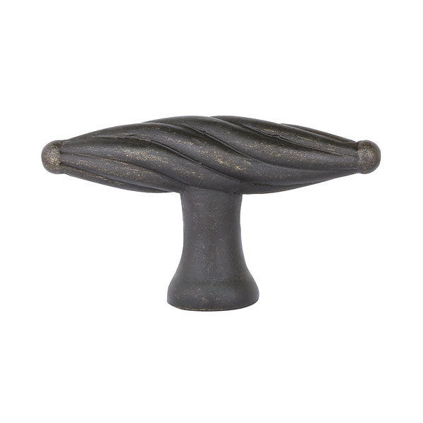 3 Inch Tuscany Bronze Twist Finger Knob (Medium Bronze) EMTEK