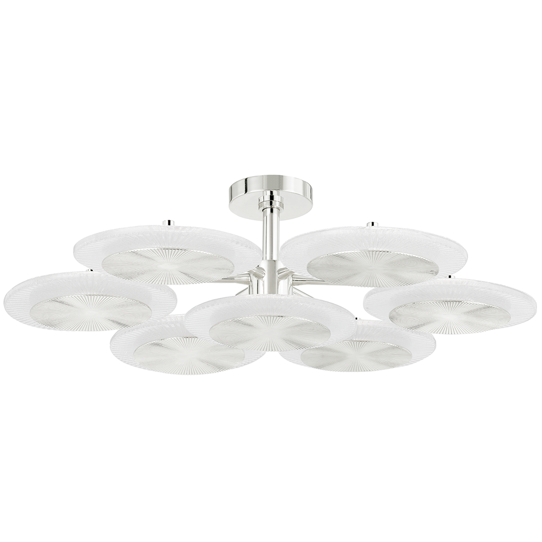 7 Light Semi Flush Corbett Lighting