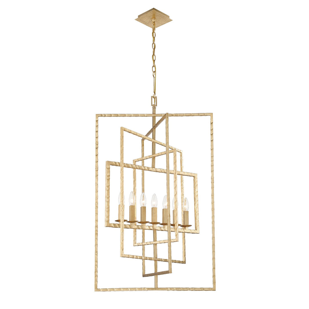 Crystorama Crystorama Capri 7 Light Antique Gold Chandelier