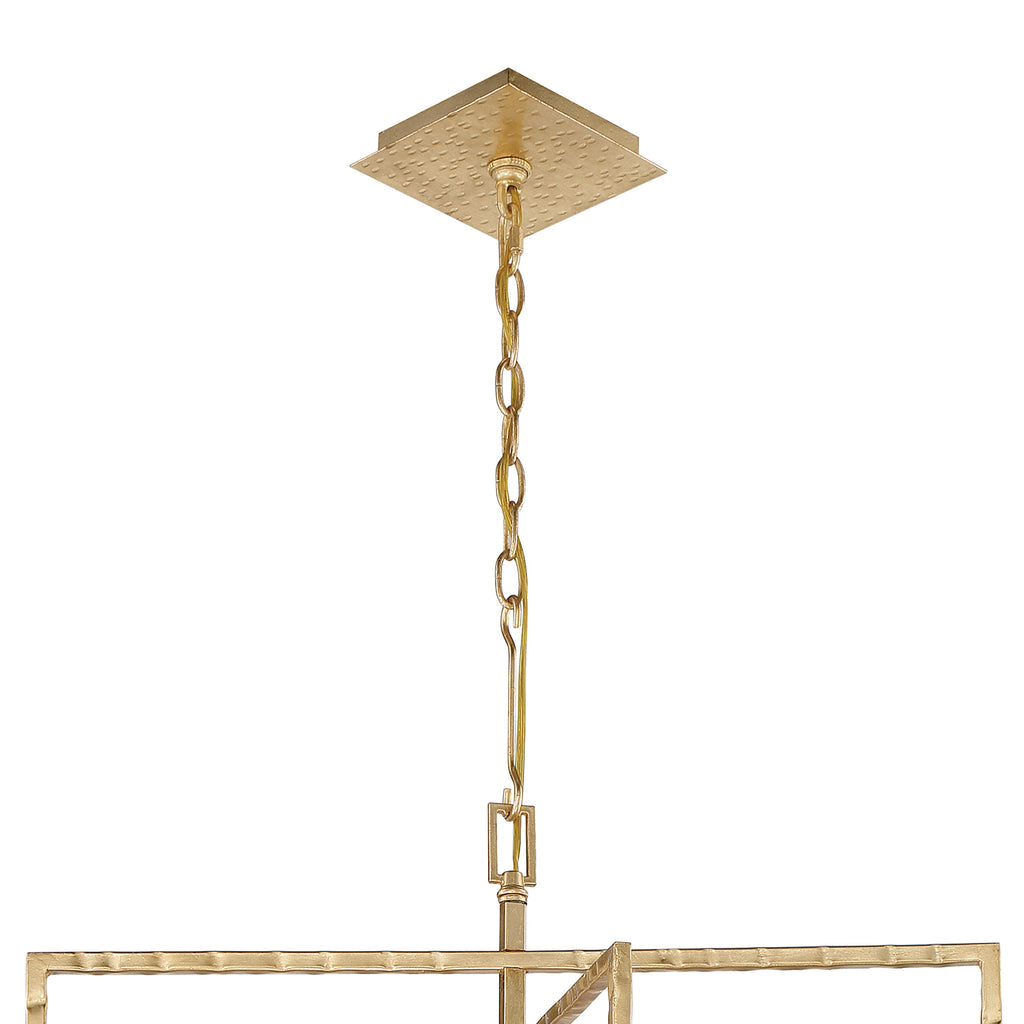 Crystorama Crystorama Capri 7 Light Antique Gold Chandelier
