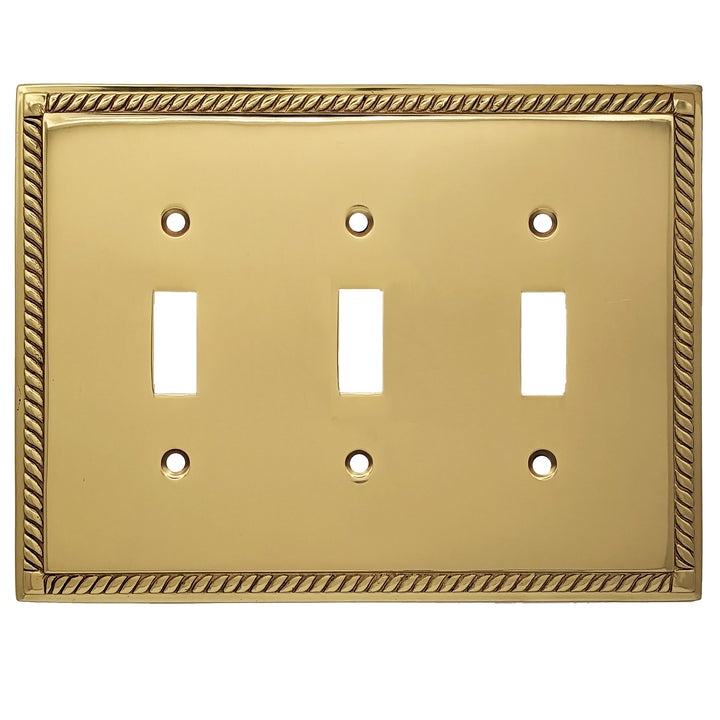 English Georgian Roped Wall Plate (Several Finishes Available)