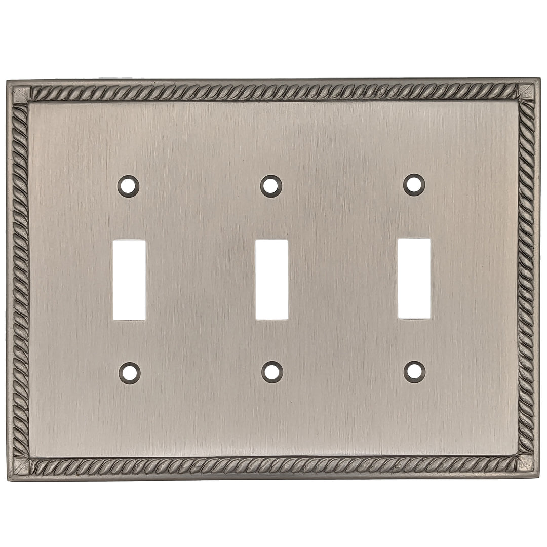 English Georgian Roped Wall Plate (Several Finishes Available)