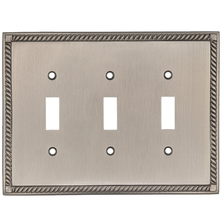 English Georgian Roped Wall Plate (Several Finishes Available)