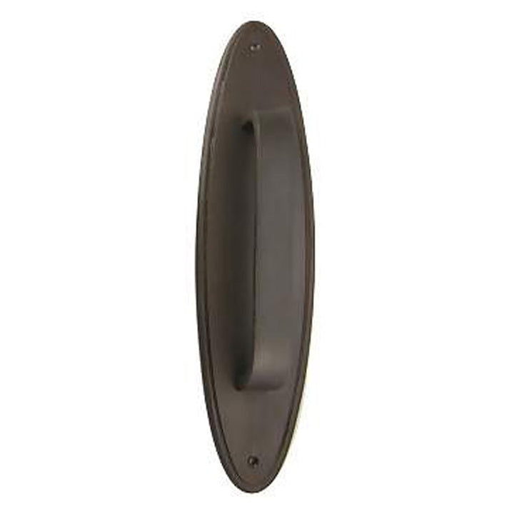 11 Inch Traditional Oval Door Pull & Plate COPPER MOUNTAIN HARDWARE