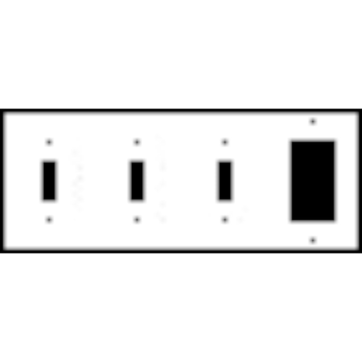 Sonnet Leaf Wall Plate (Matte Nickel Finish)