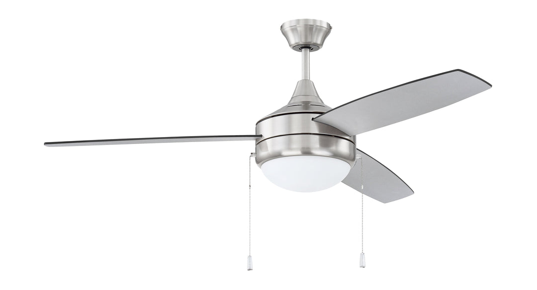 52" Phaze Energy Star 3 in Brushed Polished Nickel w/ Brushed Nickel/Greywood Blades CRAFTMADE