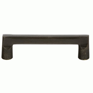 4 1/2 Inch (4 Inch c-c) Sandcast Bronze Rail Pull (Medium Bronze Finish) EMTEK