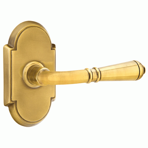 Emtek Solid Brass Turino Lever With # 8 Rosette (Many Finishes Available) EMTEK