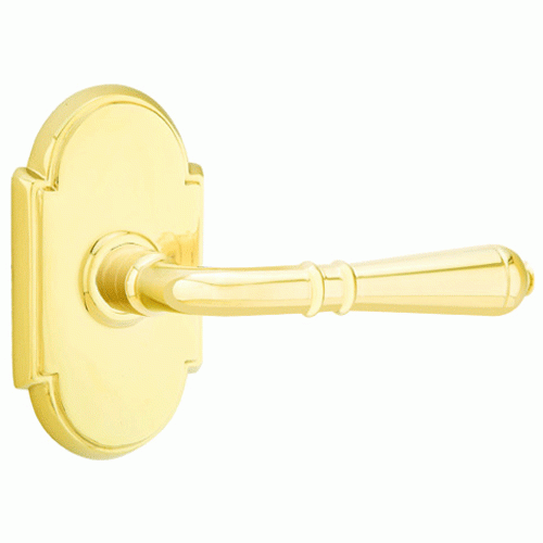 Emtek Solid Brass Turino Lever With # 8 Rosette (Many Finishes Available) EMTEK