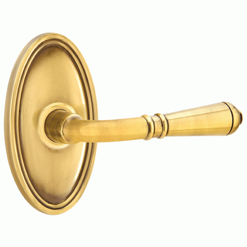 Emtek Solid Brass Turino Lever With Oval Rosette (Many Finishes Available) EMTEK