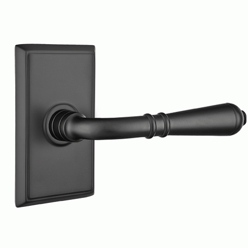 Emtek Solid Brass Turino Lever With Rectangular Rosette (Many Finishes Available) EMTEK