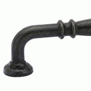 4 1/8 Inch (3 1/2 Inch c-c) Tuscany Bronze Ribbed Pull (Medium Bronze Finish) EMTEK