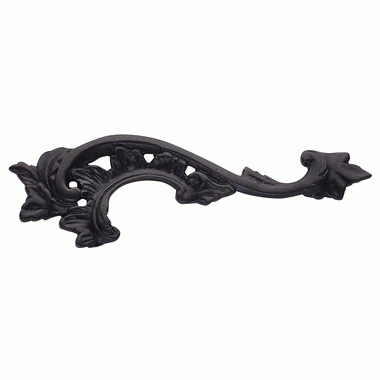 6 Inch (4 1/2 Inch C-C) Unique Curly Pull  (Oil Rubbed Bronze Finish) COPPER MOUNTAIN HARDWARE